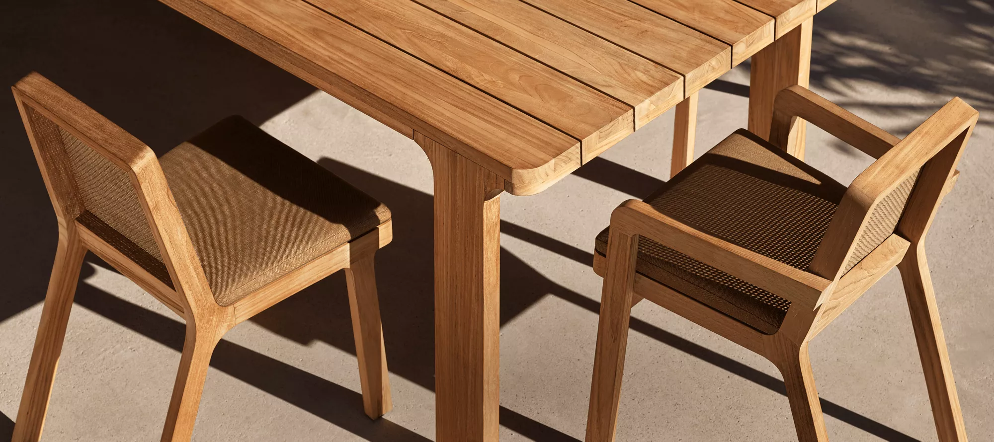 Santiago Luxury Teak Outdoor Sofa Set | Howvin Furniture suppliers